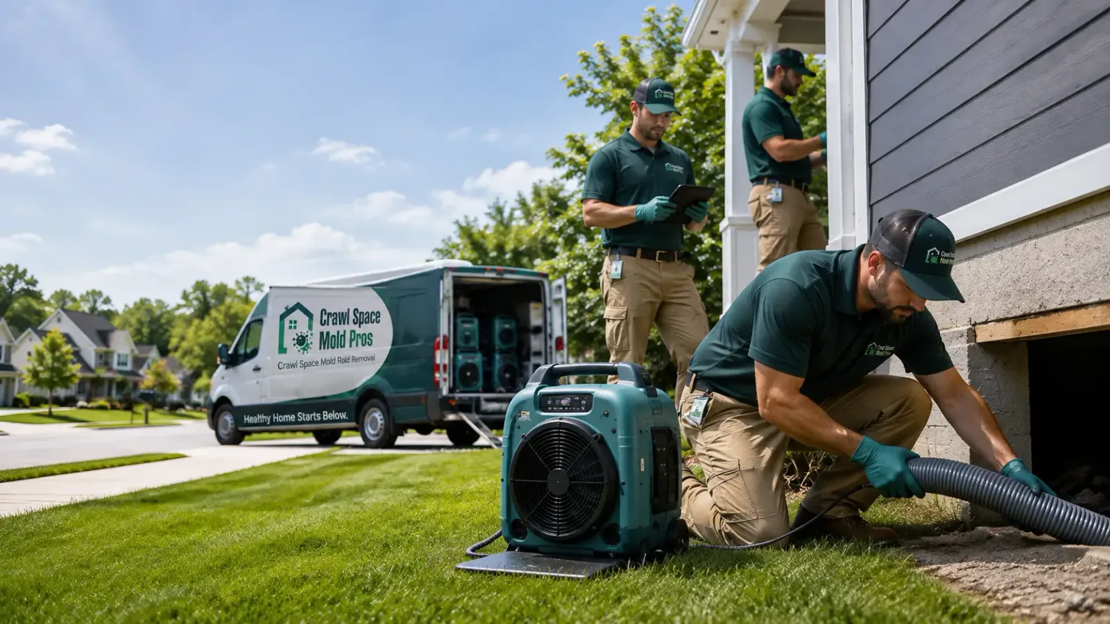 Crawl Space Mold Removal in Cheshire, OH